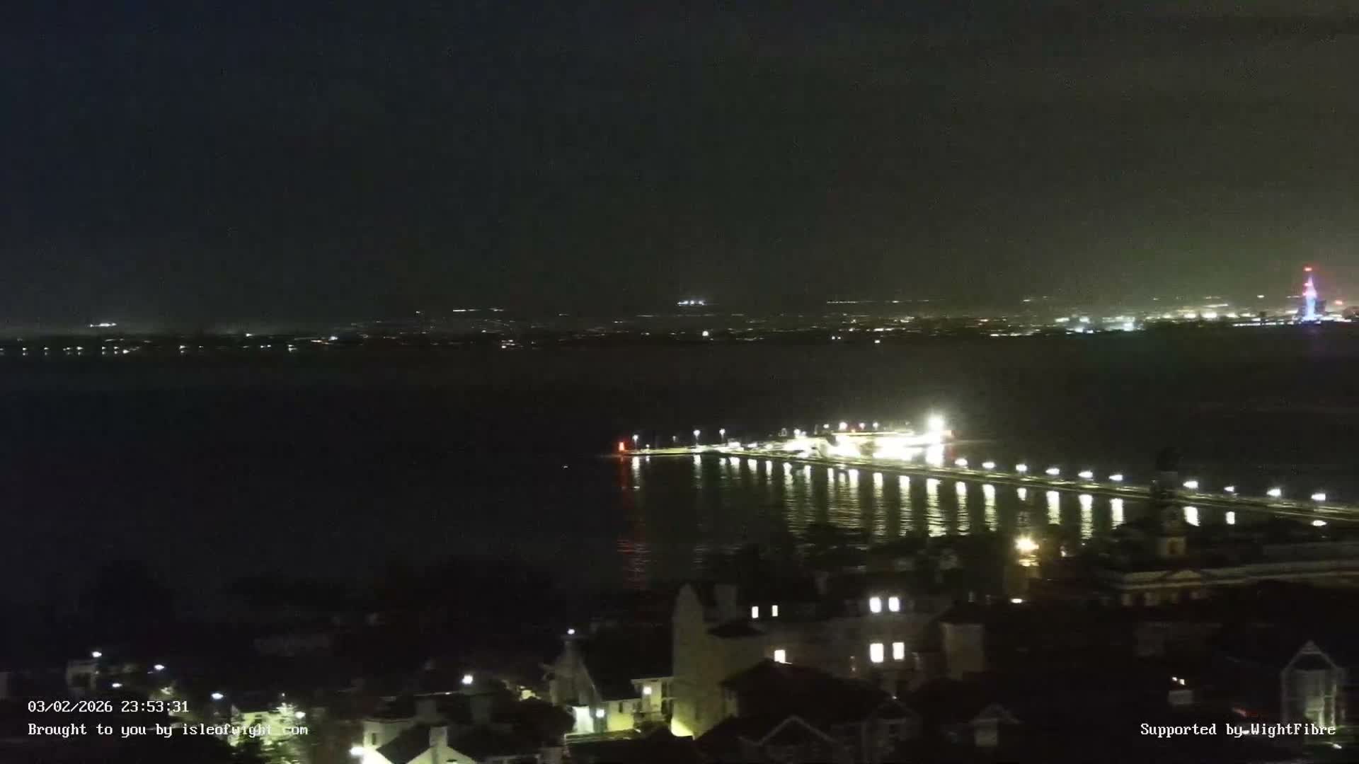 Portsmouth & Ryde City & The Solent Panaromic PTZ Live Cam - Ryde, Isle of Wight, South East, England, United Kingdom