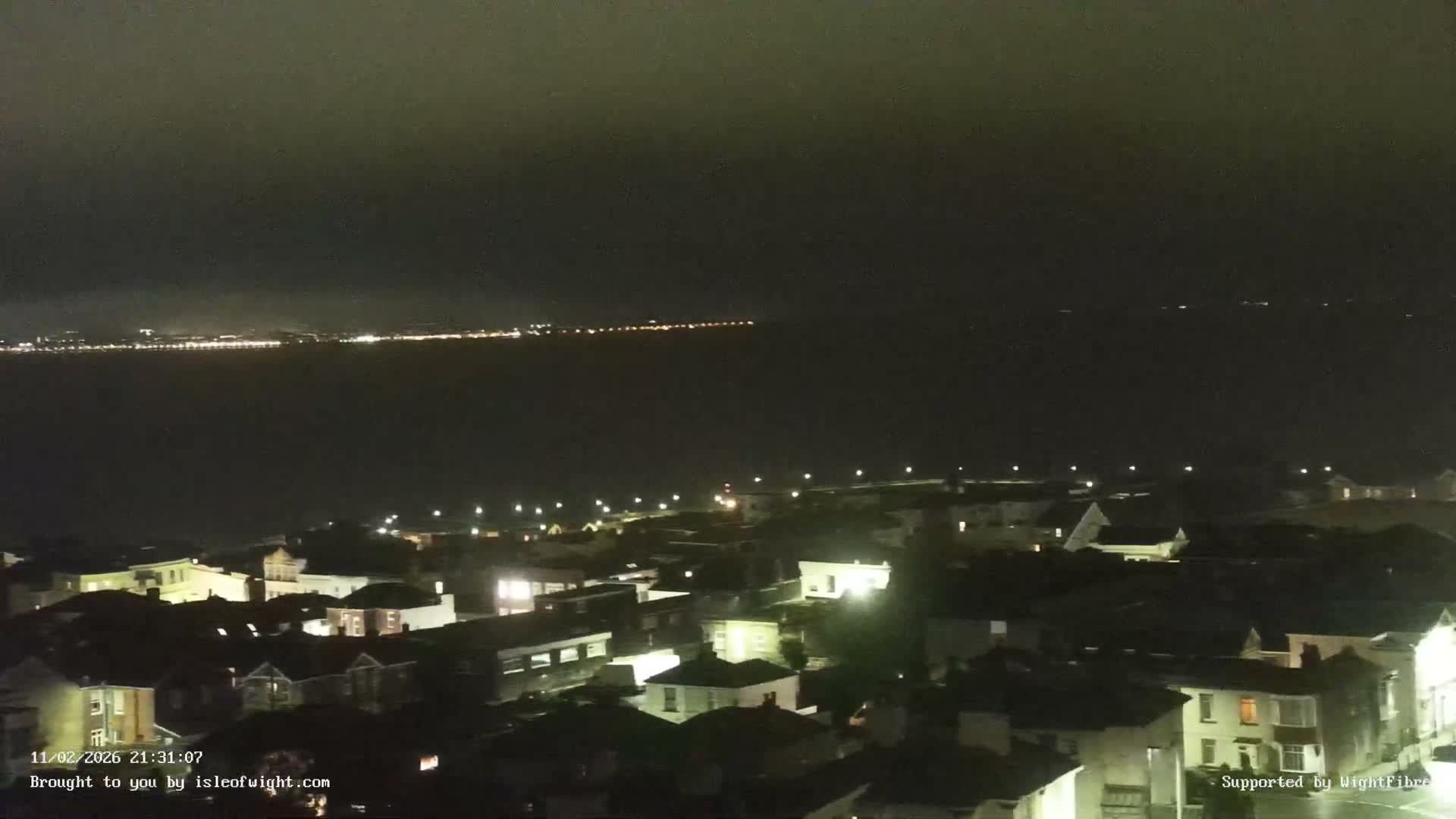 Portsmouth & Ryde City & The Solent Panaromic PTZ Live Cam - Ryde, Isle of Wight, South East, England, United Kingdom