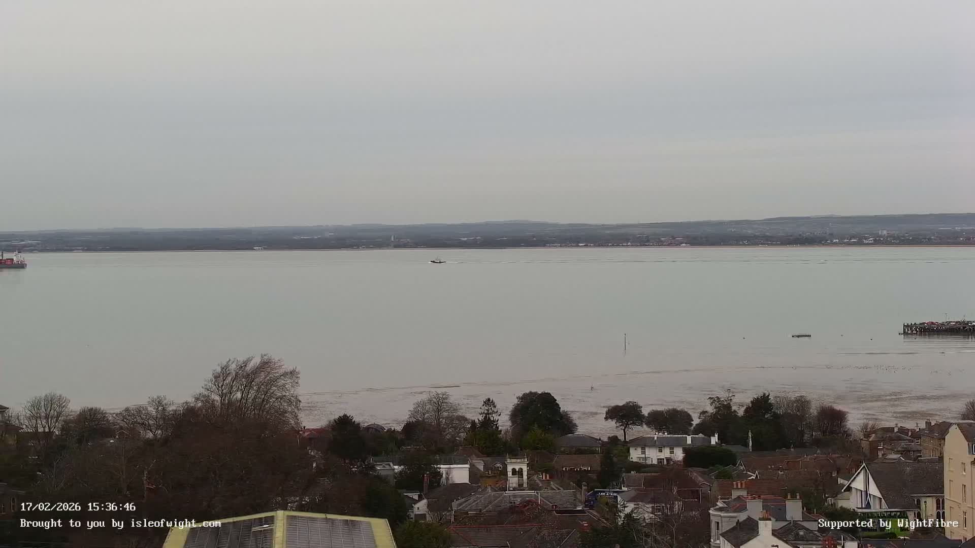 Portsmouth & Ryde City & The Solent Panaromic PTZ Live Cam - Ryde, Isle of Wight, South East, England, United Kingdom