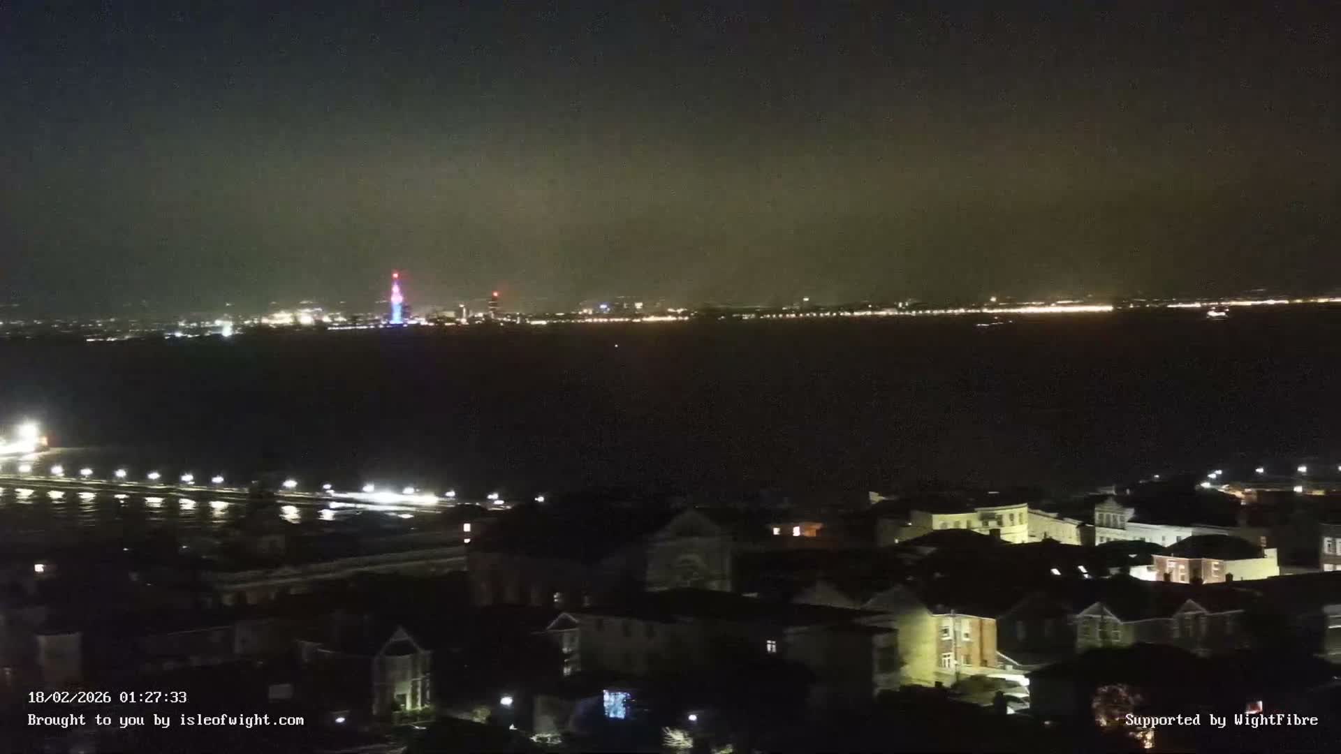 Portsmouth & Ryde City & The Solent Panaromic PTZ Live Cam - Ryde, Isle of Wight, South East, England, United Kingdom