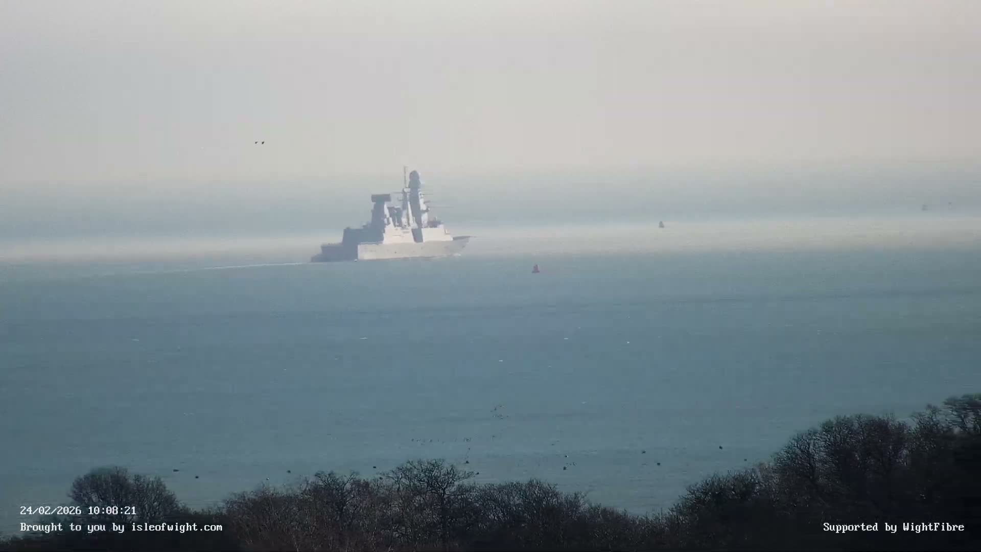 Portsmouth & Ryde City & The Solent Panaromic PTZ Live Cam - Ryde, Isle of Wight, South East, England, United Kingdom
