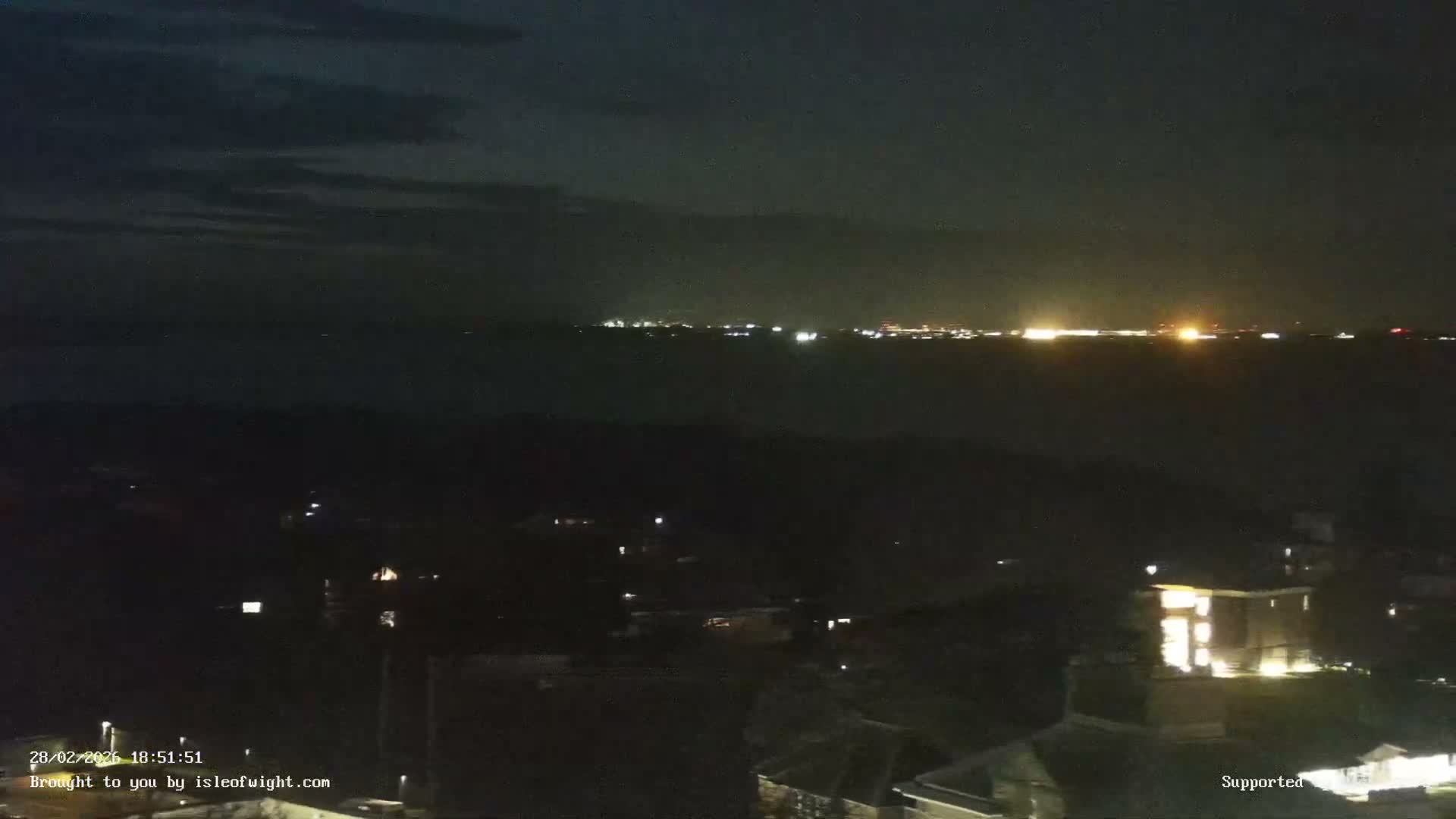 Portsmouth & Ryde City & The Solent Panaromic PTZ Live Cam - Ryde, Isle of Wight, South East, England, United Kingdom