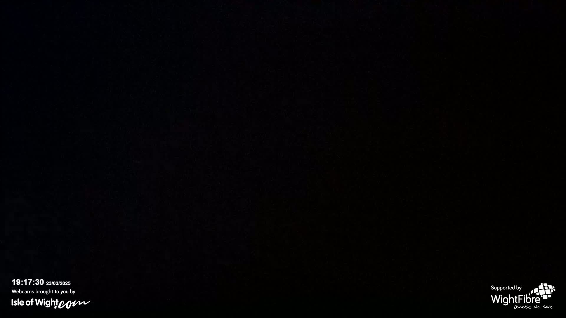 The image is completely black.