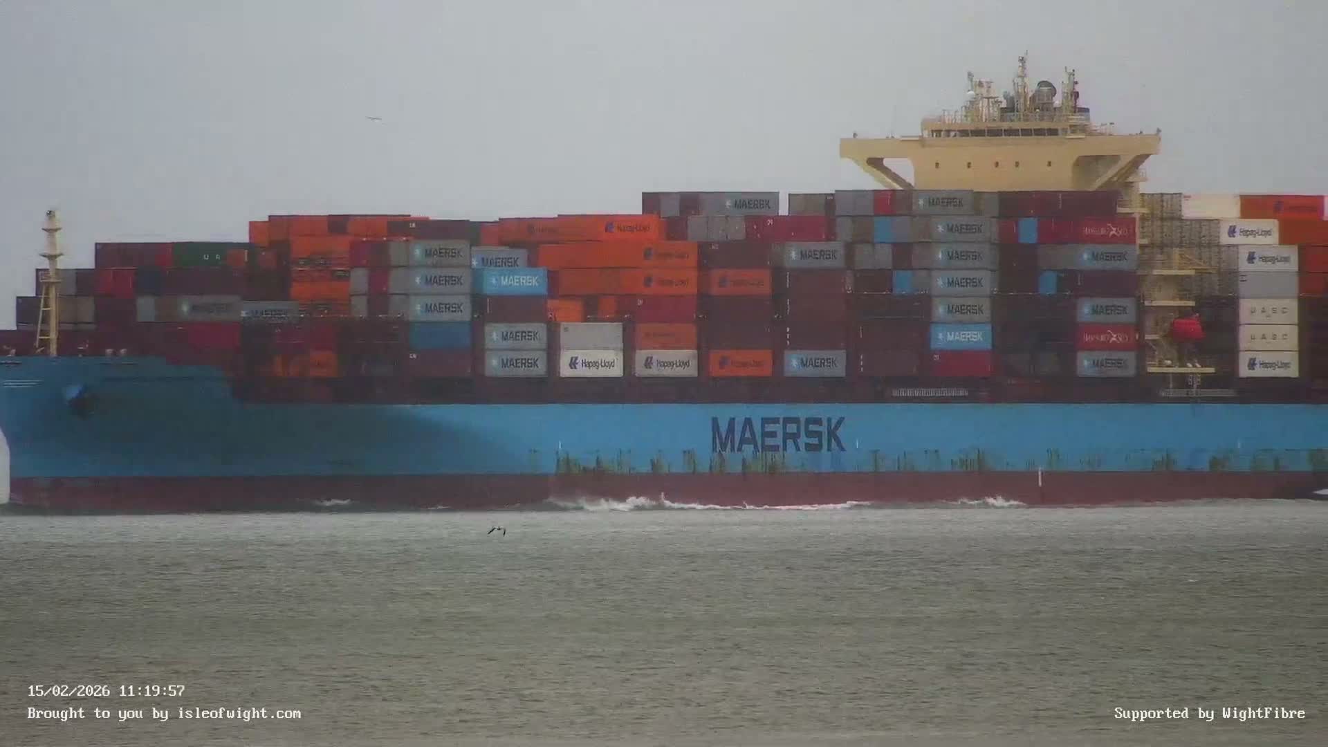 Cowes Port, Cruise/ Ferry Ship Shipspotting in The Solent & Southampton Coast Panaromic PTZ Live Cam - Cowes , Isle of Wight, South East, England, United Kingdom