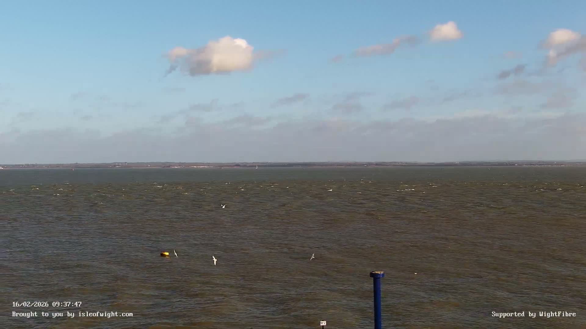Cowes Port, Cruise/ Ferry Ship Shipspotting in The Solent & Southampton Coast Panaromic PTZ Live Cam - Cowes , Isle of Wight, South East, England, United Kingdom