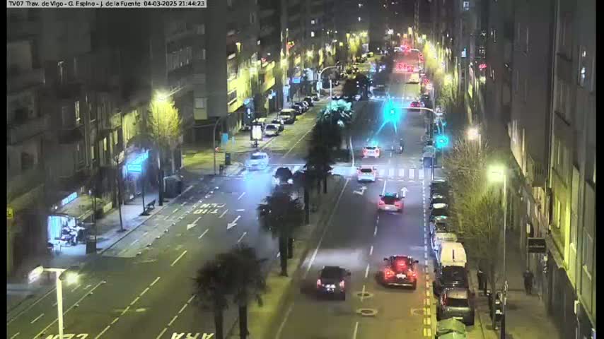 Vigo City - Jenaro de la Fuente Avenue Live Cam - Pontevedra, Galicia, Spain