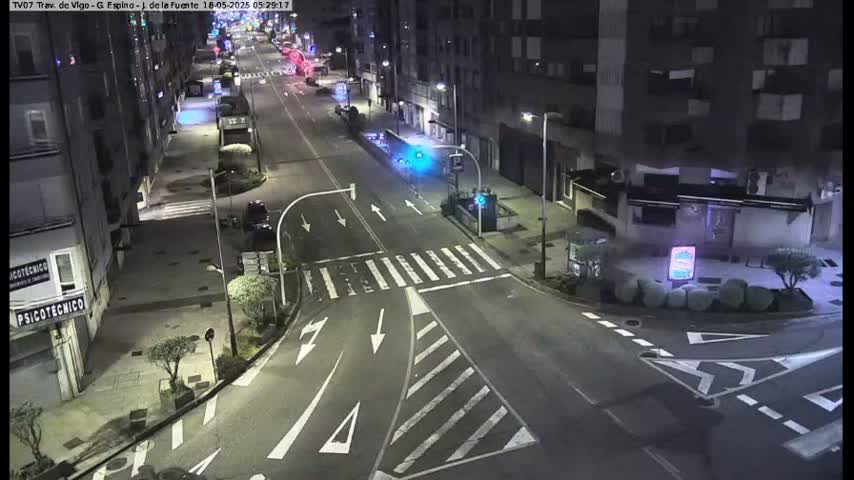 Vigo City - Jenaro de la Fuente Avenue Live Cam - Pontevedra, Galicia, Spain