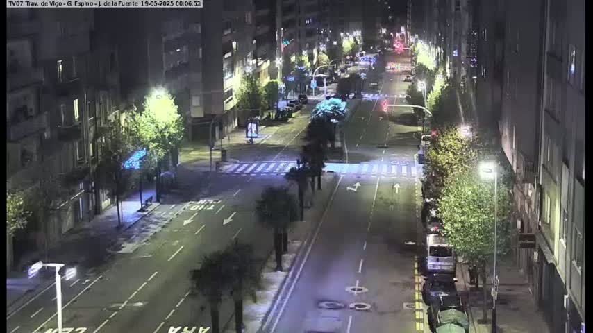 Vigo City - Jenaro de la Fuente Avenue Live Cam - Pontevedra, Galicia, Spain
