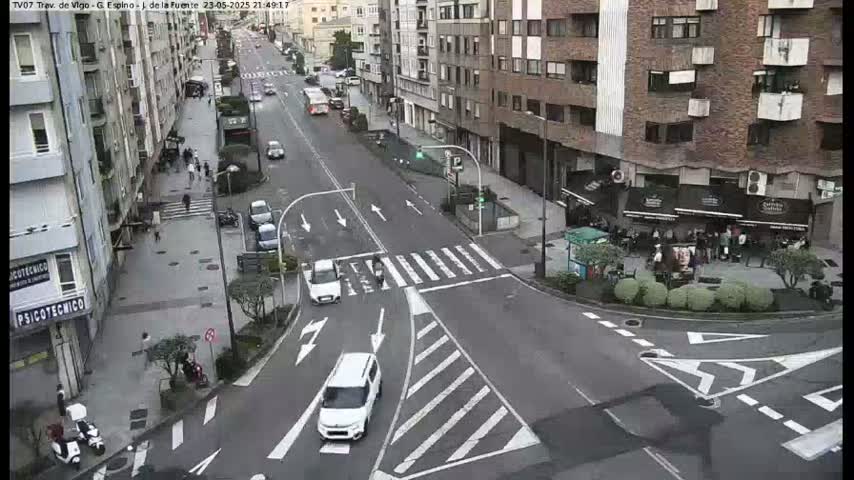 Vigo City - Jenaro de la Fuente Avenue Live Cam - Pontevedra, Galicia, Spain