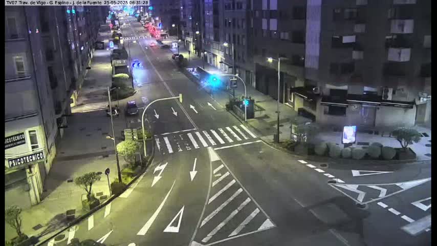 Vigo City - Jenaro de la Fuente Avenue Live Cam - Pontevedra, Galicia, Spain