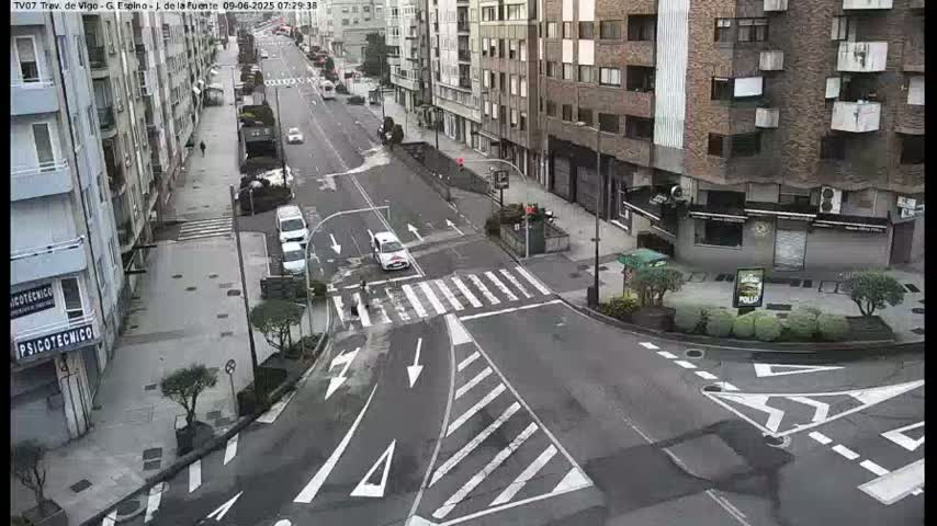 Vigo City - Jenaro de la Fuente Avenue Live Cam - Pontevedra, Galicia, Spain