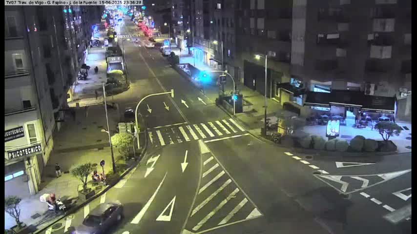 Vigo City - Jenaro de la Fuente Avenue Live Cam - Pontevedra, Galicia, Spain