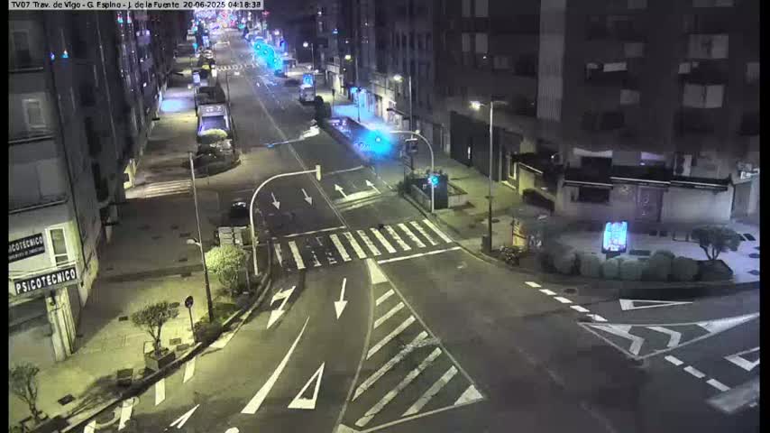 Vigo City - Jenaro de la Fuente Avenue Live Cam - Pontevedra, Galicia, Spain