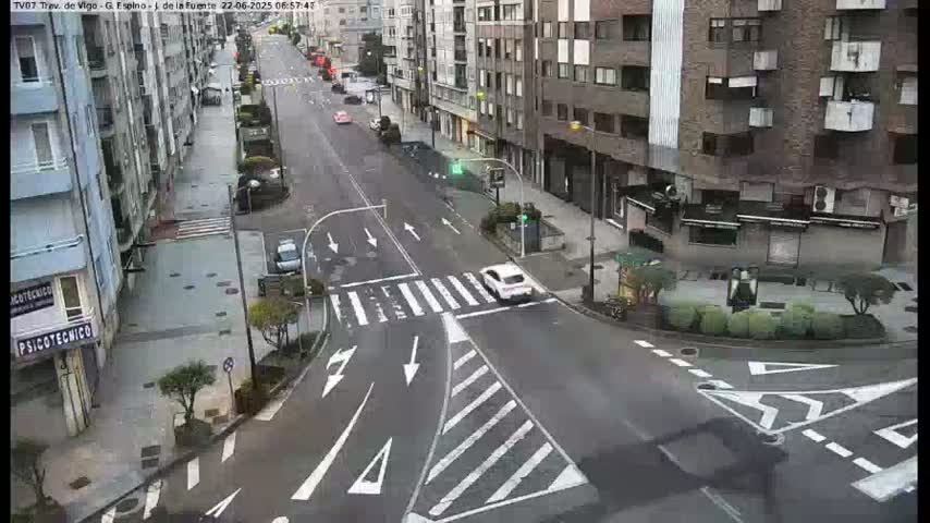 Vigo City - Jenaro de la Fuente Avenue Live Cam - Pontevedra, Galicia, Spain