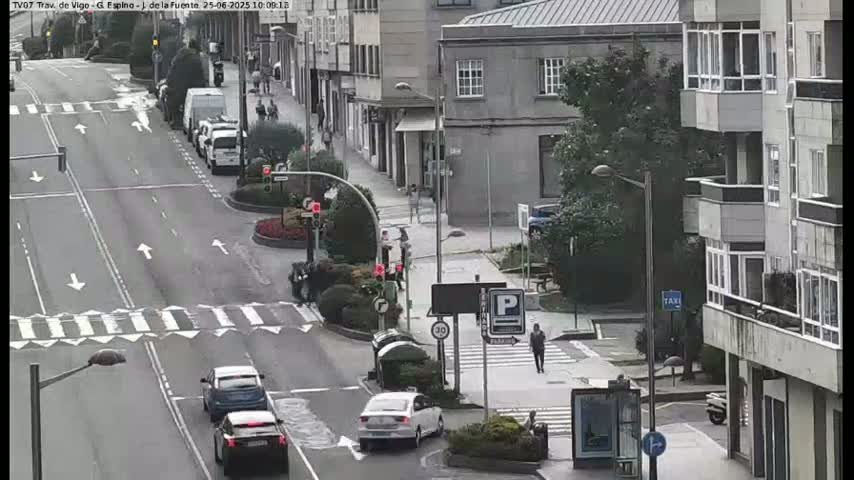 Vigo City - Jenaro de la Fuente Avenue Live Cam - Pontevedra, Galicia, Spain
