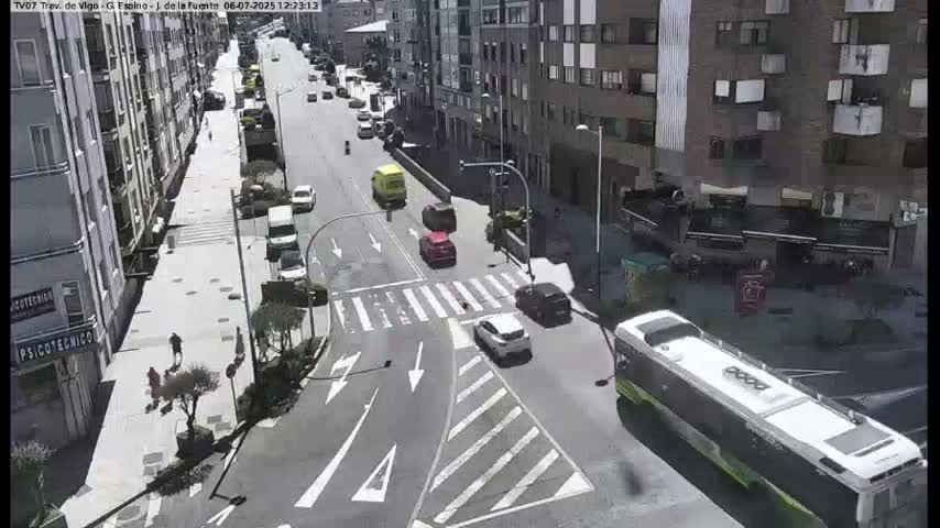 Vigo City - Jenaro de la Fuente Avenue Live Cam - Pontevedra, Galicia, Spain