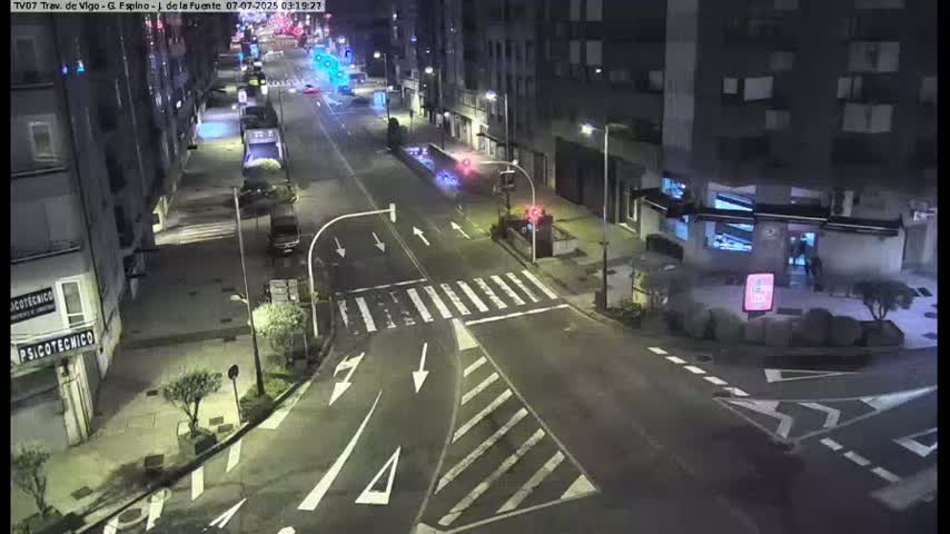 Vigo City - Jenaro de la Fuente Avenue Live Cam - Pontevedra, Galicia, Spain
