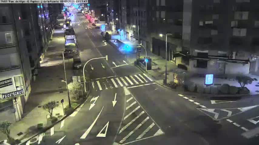 Vigo City - Jenaro de la Fuente Avenue Live Cam - Pontevedra, Galicia, Spain