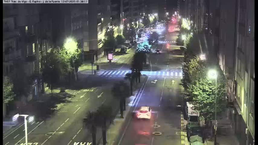Vigo City - Jenaro de la Fuente Avenue Live Cam - Pontevedra, Galicia, Spain
