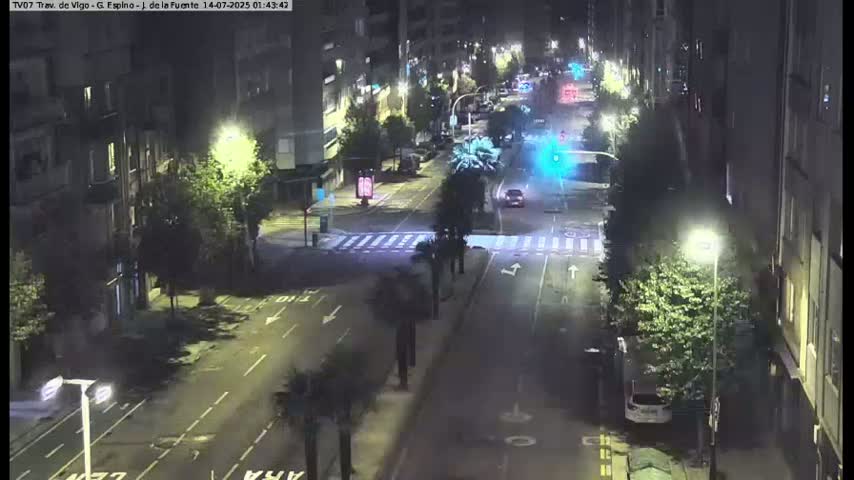Vigo City - Jenaro de la Fuente Avenue Live Cam - Pontevedra, Galicia, Spain