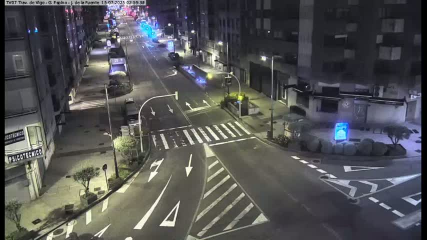 Vigo City - Jenaro de la Fuente Avenue Live Cam - Pontevedra, Galicia, Spain