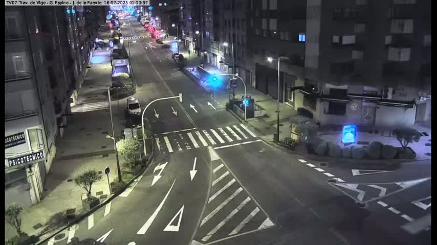 Vigo City - Jenaro de la Fuente Avenue Live Cam - Pontevedra, Galicia, Spain