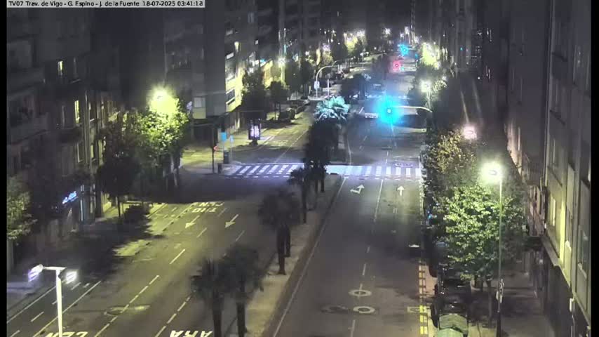 Vigo City - Jenaro de la Fuente Avenue Live Cam - Pontevedra, Galicia, Spain