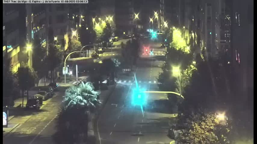 Vigo City - Jenaro de la Fuente Avenue Live Cam - Pontevedra, Galicia, Spain