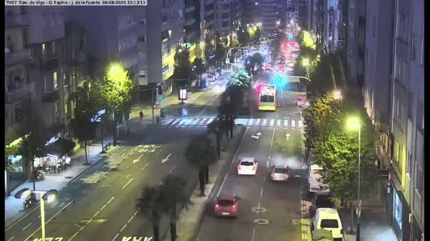 Vigo City - Jenaro de la Fuente Avenue Live Cam - Pontevedra, Galicia, Spain
