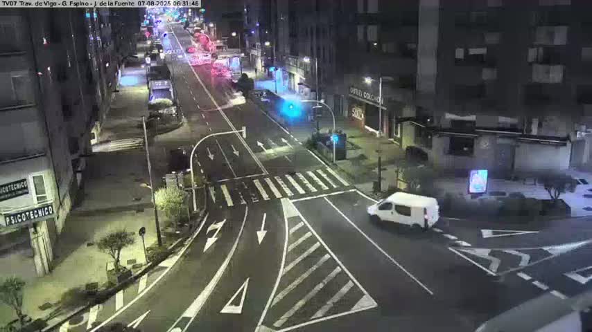 Vigo City - Jenaro de la Fuente Avenue Live Cam - Pontevedra, Galicia, Spain