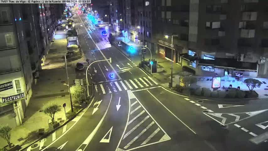 Vigo City - Jenaro de la Fuente Avenue Live Cam - Pontevedra, Galicia, Spain