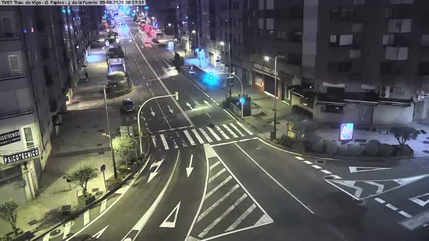 Vigo City - Jenaro de la Fuente Avenue Live Cam - Pontevedra, Galicia, Spain