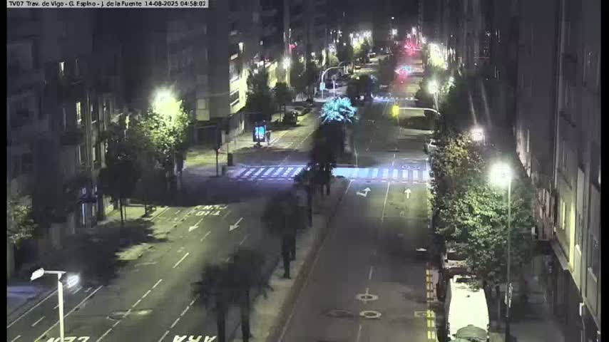 Vigo City - Jenaro de la Fuente Avenue Live Cam - Pontevedra, Galicia, Spain