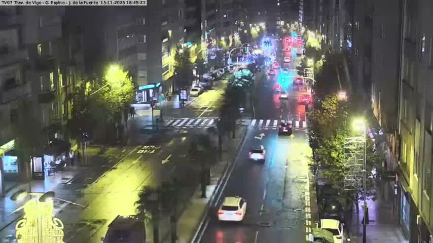Vigo City - Jenaro de la Fuente Avenue Live Cam - Pontevedra, Galicia, Spain