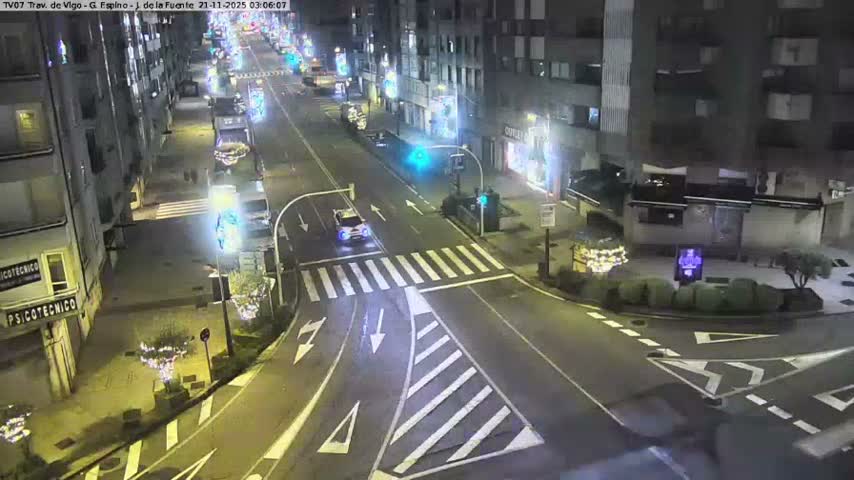Vigo City - Jenaro de la Fuente Avenue Live Cam - Pontevedra, Galicia, Spain