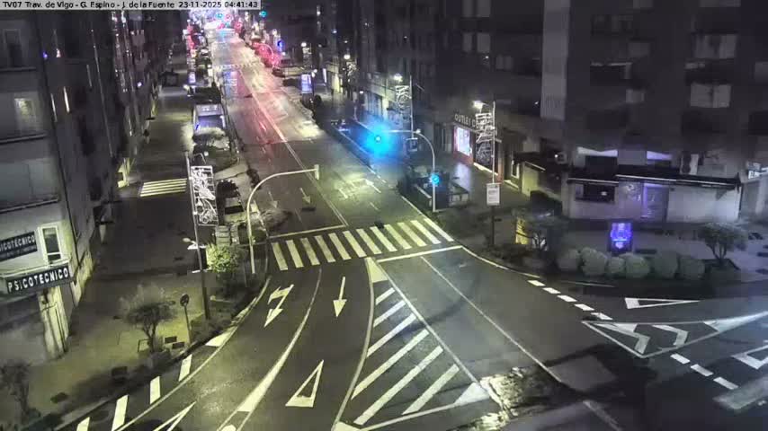 Vigo City - Jenaro de la Fuente Avenue Live Cam - Pontevedra, Galicia, Spain