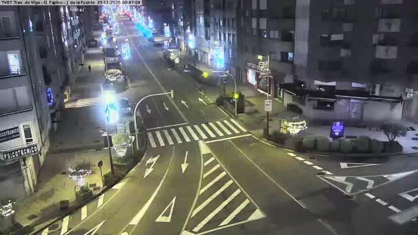 Vigo City - Jenaro de la Fuente Avenue Live Cam - Pontevedra, Galicia, Spain