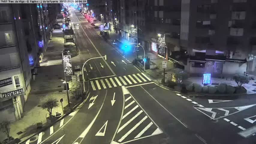 Vigo City - Jenaro de la Fuente Avenue Live Cam - Pontevedra, Galicia, Spain