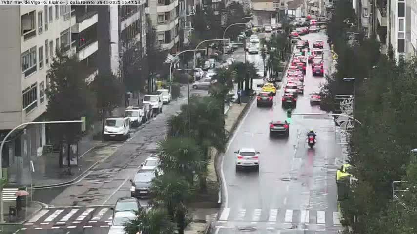 Vigo City - Jenaro de la Fuente Avenue Live Cam - Pontevedra, Galicia, Spain
