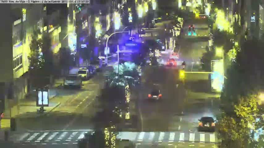 Vigo City - Jenaro de la Fuente Avenue Live Cam - Pontevedra, Galicia, Spain