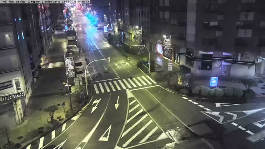 Vigo City - Jenaro de la Fuente Avenue Live Cam - Pontevedra, Galicia, Spain