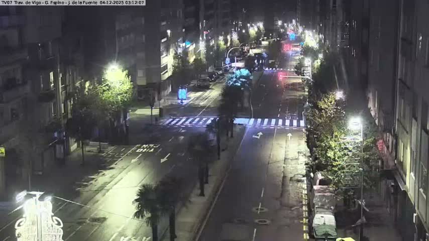 Vigo City - Jenaro de la Fuente Avenue Live Cam - Pontevedra, Galicia, Spain
