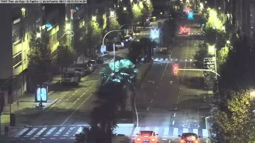 Vigo City - Jenaro de la Fuente Avenue Live Cam - Pontevedra, Galicia, Spain