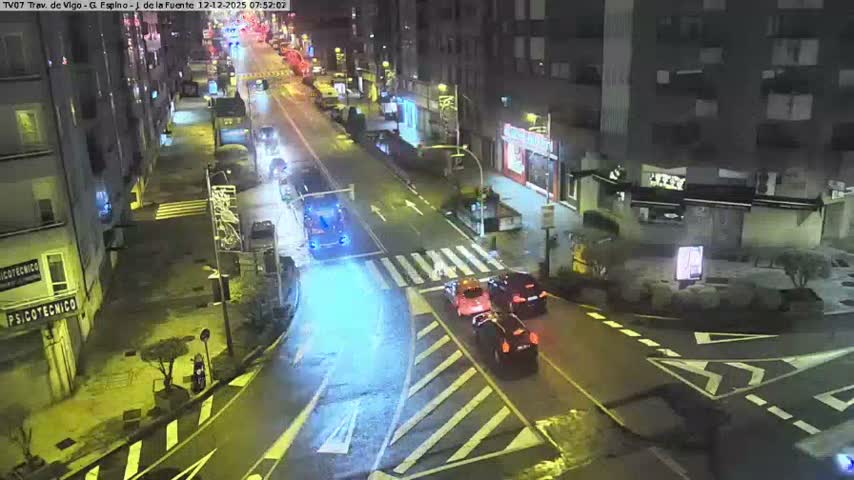 Vigo City - Jenaro de la Fuente Avenue Live Cam - Pontevedra, Galicia, Spain