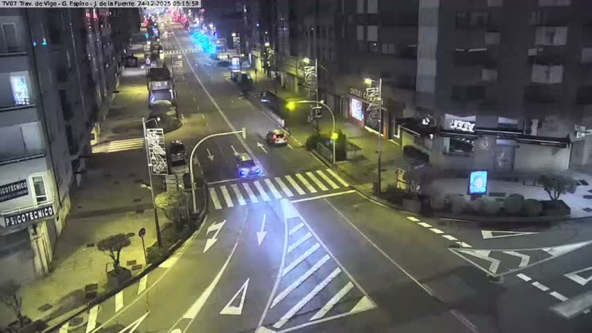 Vigo City - Jenaro de la Fuente Avenue Live Cam - Pontevedra, Galicia, Spain