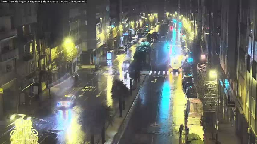 Vigo City - Jenaro de la Fuente Avenue Live Cam - Pontevedra, Galicia, Spain
