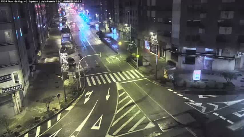 Vigo City - Jenaro de la Fuente Avenue Live Cam - Pontevedra, Galicia, Spain