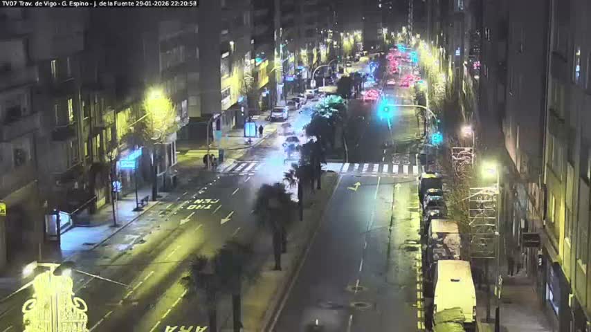 Vigo City - Jenaro de la Fuente Avenue Live Cam - Pontevedra, Galicia, Spain