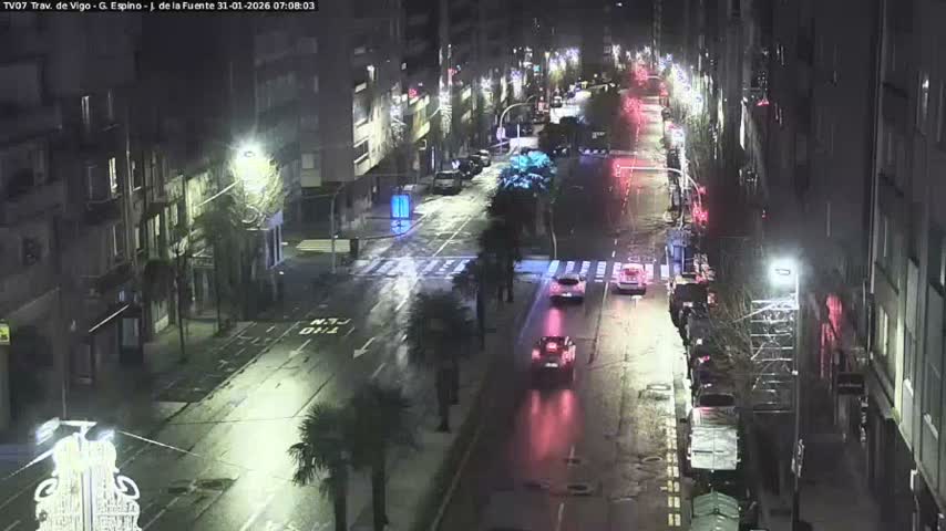 Vigo City - Jenaro de la Fuente Avenue Live Cam - Pontevedra, Galicia, Spain