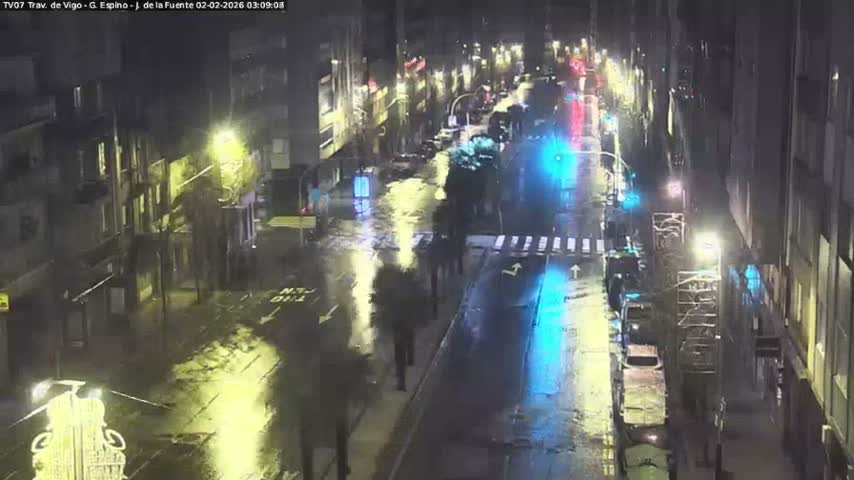 Vigo City - Jenaro de la Fuente Avenue Live Cam - Pontevedra, Galicia, Spain